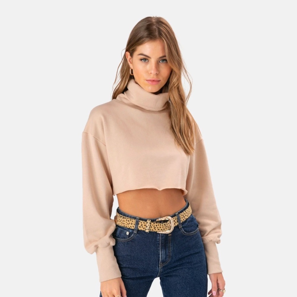 Adika Cropped Turtleneck